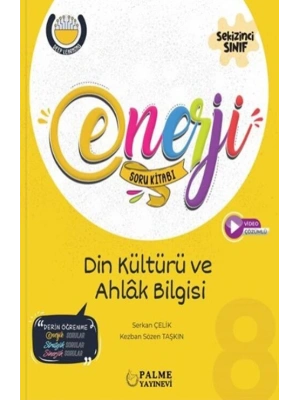 PALME YAYINLARI 8.SINIF LGS ENERJİ DİN KÜLTÜRÜ SORU KİTABI