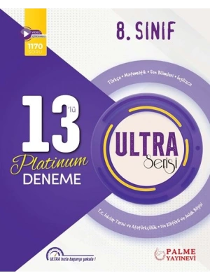 PALME YAYINLARI 8.SINIF LGS ULTRA PLATİNUM 13 DENEME SINAVI