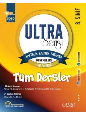 PALME YAYINLARI 8.SINIF LGS ULTRA TÜM DERSLER DENEMELERİ