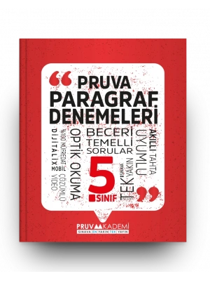 Pruva Akademi Yayıncılık 5. Sınıf Paragraf Denemeleri
