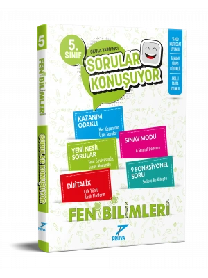PRUVA AKADEMİ YAYINCILIK 5.SINIF FEN BİLİMLERİ SORULAR KONUŞUYOR