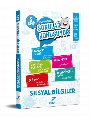 PRUVA AKADEMİ YAYINCILIK 5.SINIF SOSYAL BİLGİLER SORULAR KONUŞUYOR