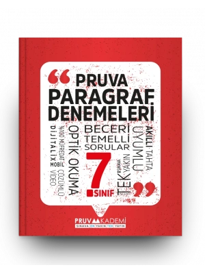 Pruva Akademi Yayıncılık 7. Sınıf Paragraf Denemeleri