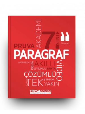Pruva Akademi Yayıncılık 7. Sınıf Paragraf Soru Bankası