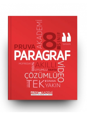 Pruva Akademi Yayıncılık 8. Sınıf Lgs Paragraf Soru Bankası