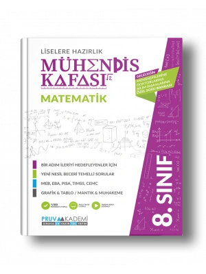 Pruva Akademi Yayıncılık 8. Sınıf Matematik Mühendis Kafası