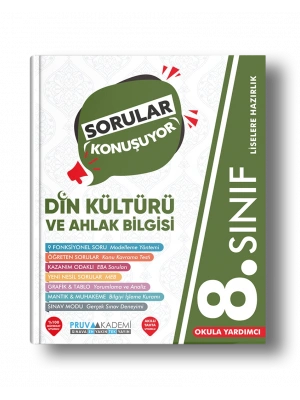 PRUVA AKADEMİ YAYINCILIK 8.SINIF DİN KÜLTÜRÜ SORULAR KONUŞUYOR