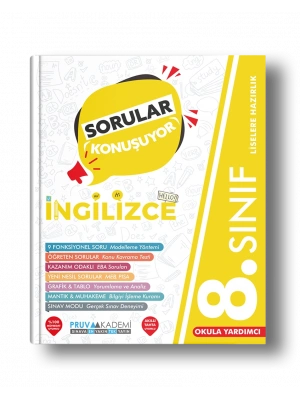 PRUVA AKADEMİ 8.SINIF İNGİLİZCE SORULAR KONUŞUYOR