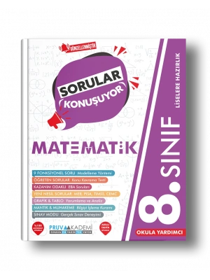PRUVA AKADEMİ YAYINCILIK 8.SINIF MATEMATİK SORULAR KONUŞUYOR