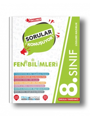 PRUVA AKADEMİ YAYINCILIK 8.SINIF FEN BİLİMLERİ SORULAR KONUŞUYOR