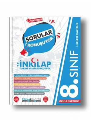 PRUVA AKADEMİ YAYINCILIK 8.SINIF T.C İNKİLAP TARİHİ VE ATATÜRKÇÜLÜK SORULAR KONUŞUYOR