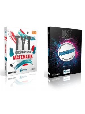 TOPRAK YAYINLARI TYT Matematik ve Paragraf Soru Bankası (2 Kitap)