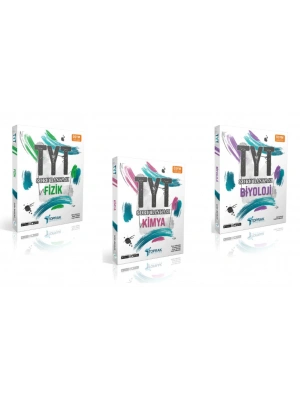 TOPRAK YAYINLARI TYT Fizik - Kimya ve Biyoloji Soru Bankası ( 3 Kitap )