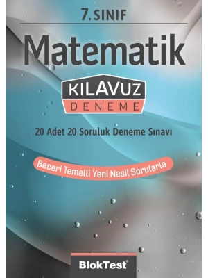 TUDEM YAYINLARI 7.SINIF BLOKTEST MATEMATİK KLAVUZ DENEME
