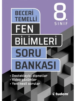 Tudem Yayınları 8.Sınıf Lgs Fen Bilimleri Beceri Temelli Soru Bankası