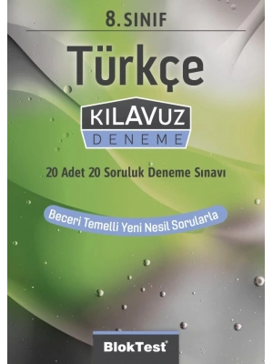 TUDEM YAYINLARI 8.SINIF LGS BLOKTEST TÜRKÇE KLAVUZ DENEME
