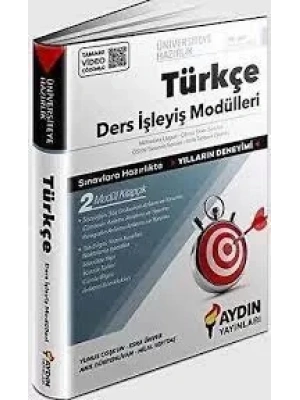 AYDIN YAYINLARI TÜRKÇE DERS İŞLEYİŞ MODÜLLERİ TYT