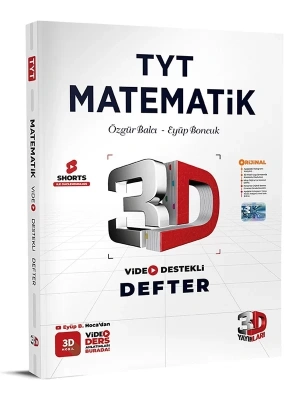TYT 3D Matematik Video Defter Notu VDD