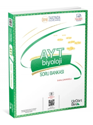 ÜçDörtBeş Yayınları AYT Biyoloji Soru Bankası 2024