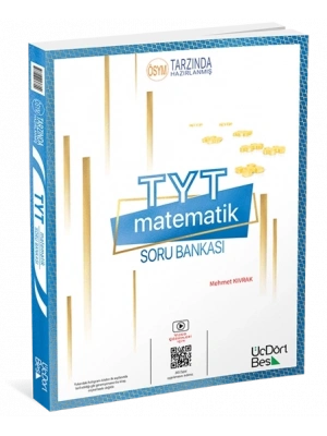 Üçdörtbeş Yayınları TYT Matematik Soru Bankası 2024