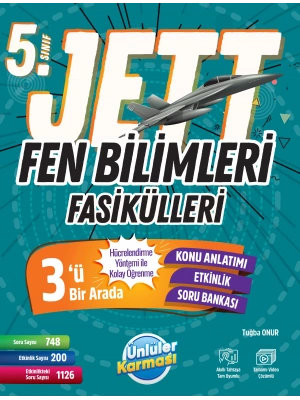 Ünlüler Karması 5.Sınıf Jett Fen Bilimleri Fasiküller Soru Bankası