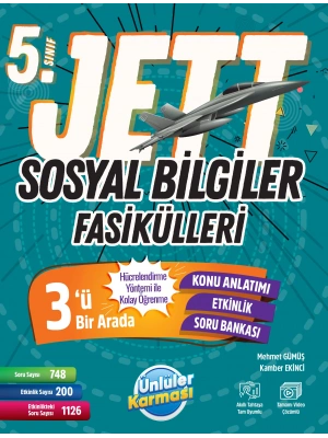 Ünlüler Karması 5.Sınıf Jett Sosyal Bilgiler Fasiküller Soru Bankası