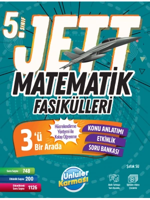 Ünlüler Karması 5.Sınıf Jett Matematik Fasiküller Soru Bankası