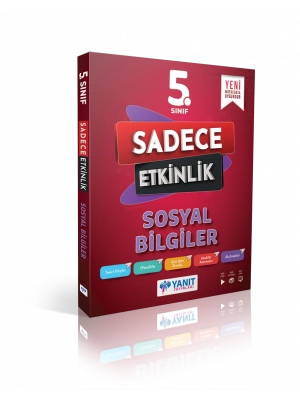 YANIT YAYINLARI 5.SINIF SOSYAL BİLGİLER SADECE ETKİNLİK