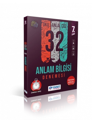Yanıt Yayınları 7. Sınıf Anlam Bilgisi 32 Denemesi