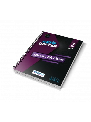 YANIT YAYINLARI 7.SINIF SOSYAL BİLGİLER AKTİF DEFTER
