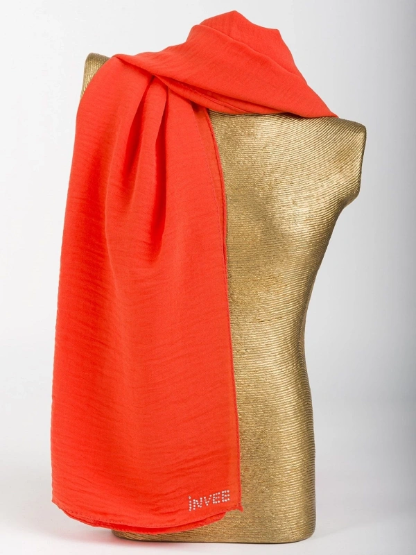INVEE 1246 Turuncu Caz Şal