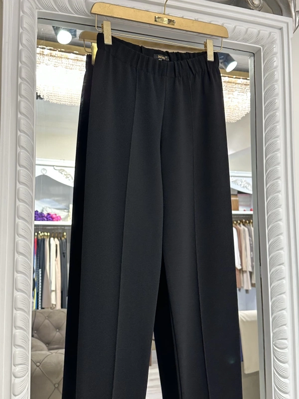 İNVEE 6650 Siyah Triko Pantolon