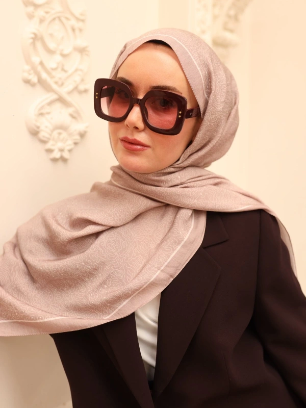 Silk Home Mayda Şal - Pudra-Krem