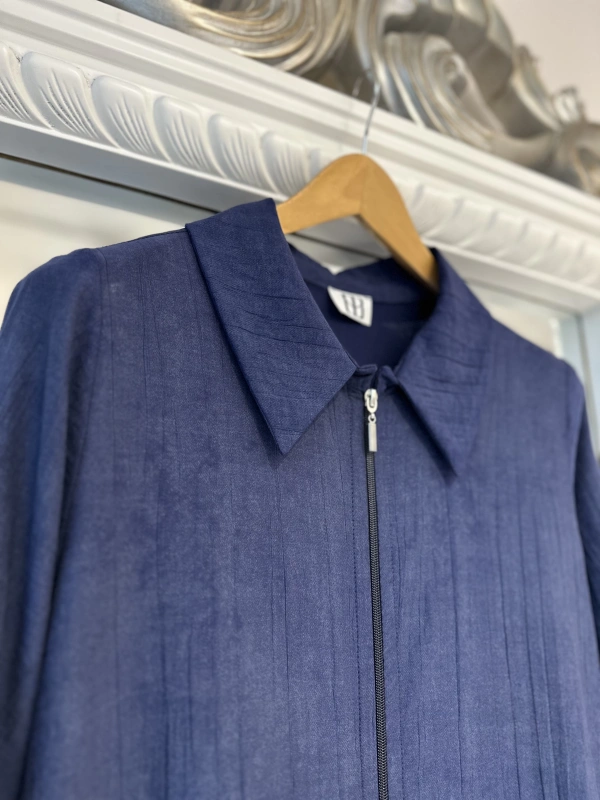 Büyük Beden Ferace - Lacivert