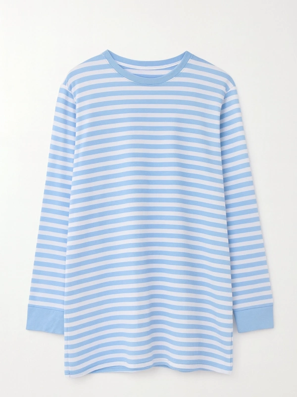 Çizgili Tunik - Mavi