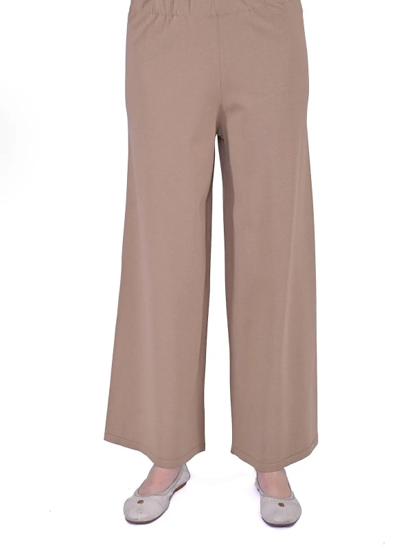 İNVEE 5749 Triko Pantolon - Camel