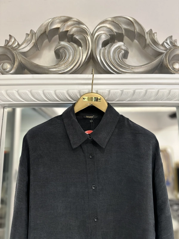 INVEЕ Lyocell Gömlek - Siyah