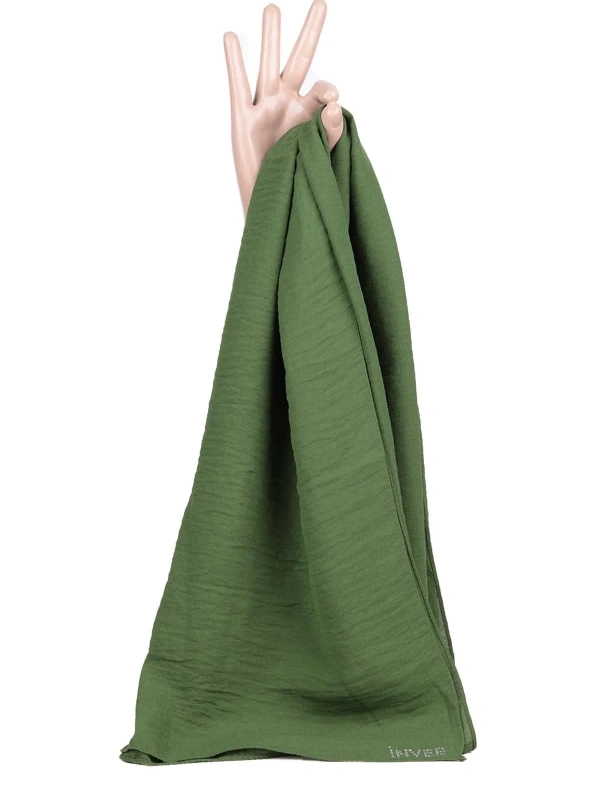 INVEE 1346 Yeşil Caz Eşarp