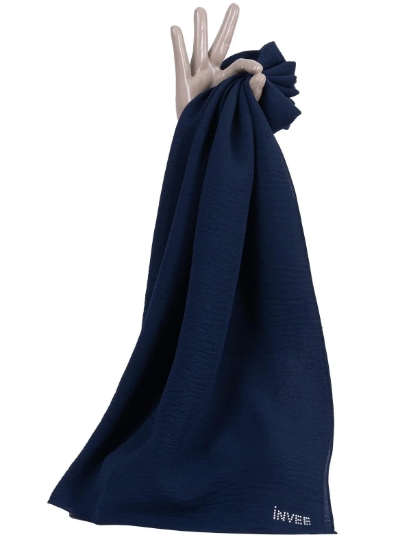 INVEE 1346 Lacivert Caz Eşarp
