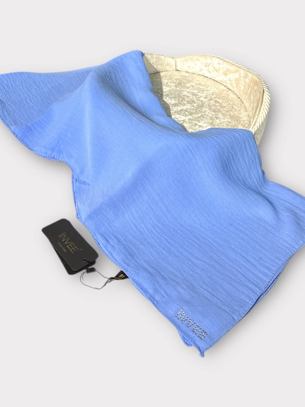 İNVEE 1246 Mavi Caz Şal