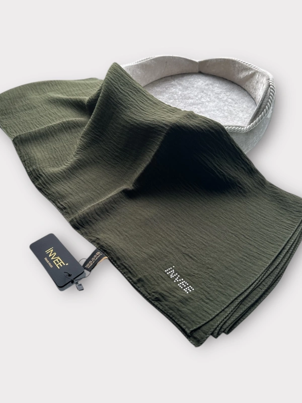 İNVEE 1246 Haki Caz Şal
