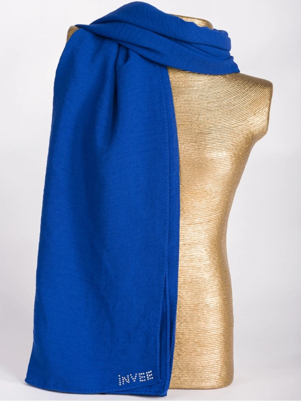 INVEE 1246 Koyu Sax Caz Şal