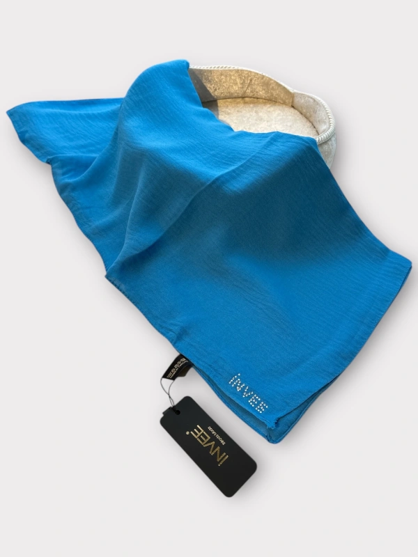 İNVEE 1246 Turkuaz Caz Şal