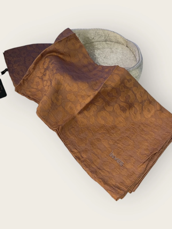 İNVEE 1329 Caramel Leopar Şal