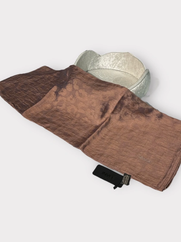 INVEE 1329 Terracotta Leopar Şal