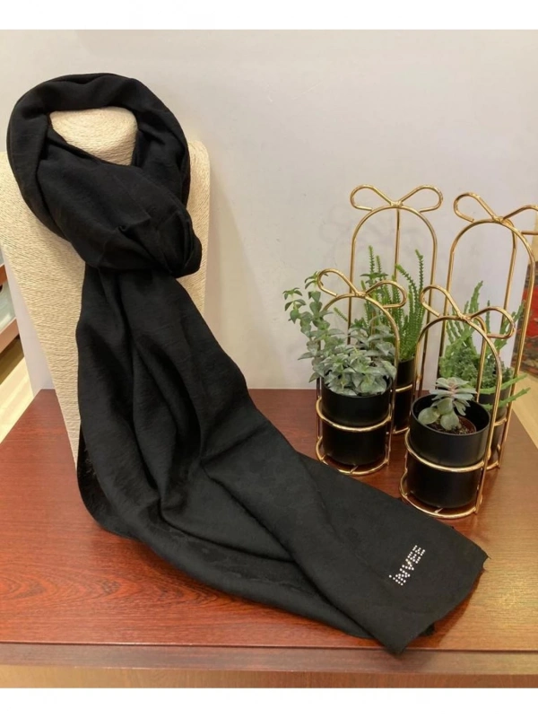 INVEE 1329 Siyah Leopar Şal