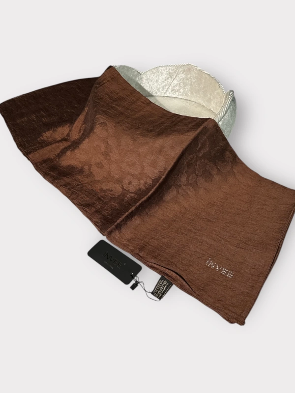 INVEE 1329 Tarçın Leopar Şal