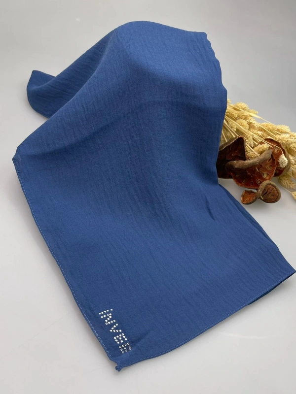 INVEE 1346 İndigo Caz Eşarp