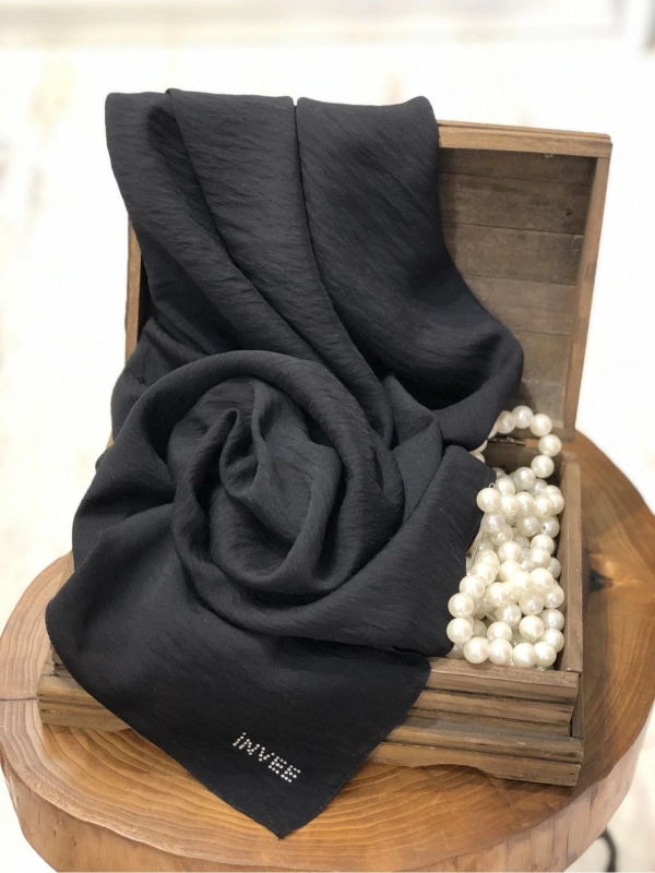 INVEE 1443 Siyah His Şal