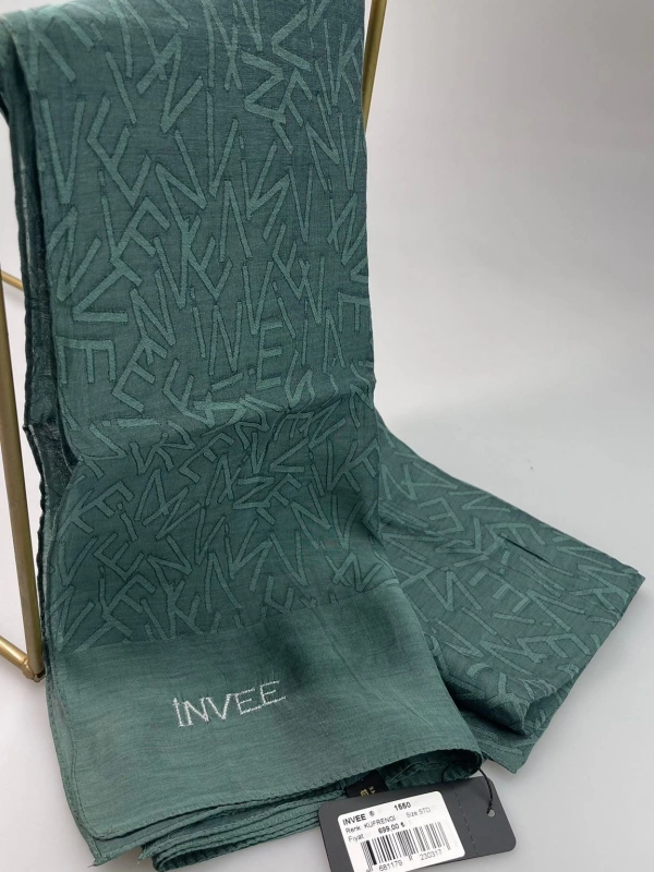 İNVEE 1550 Küfrengi İnvee Desenli Şal